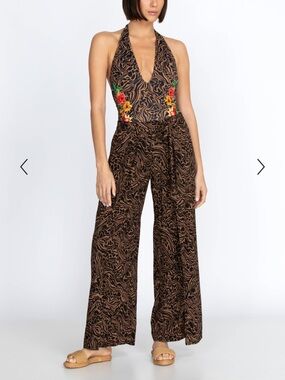 Johnny Was Zebra Wrap Pant